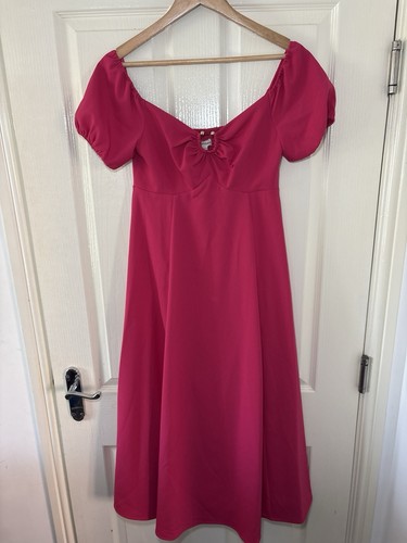 Monsoon midi dress pink - dress, 10
